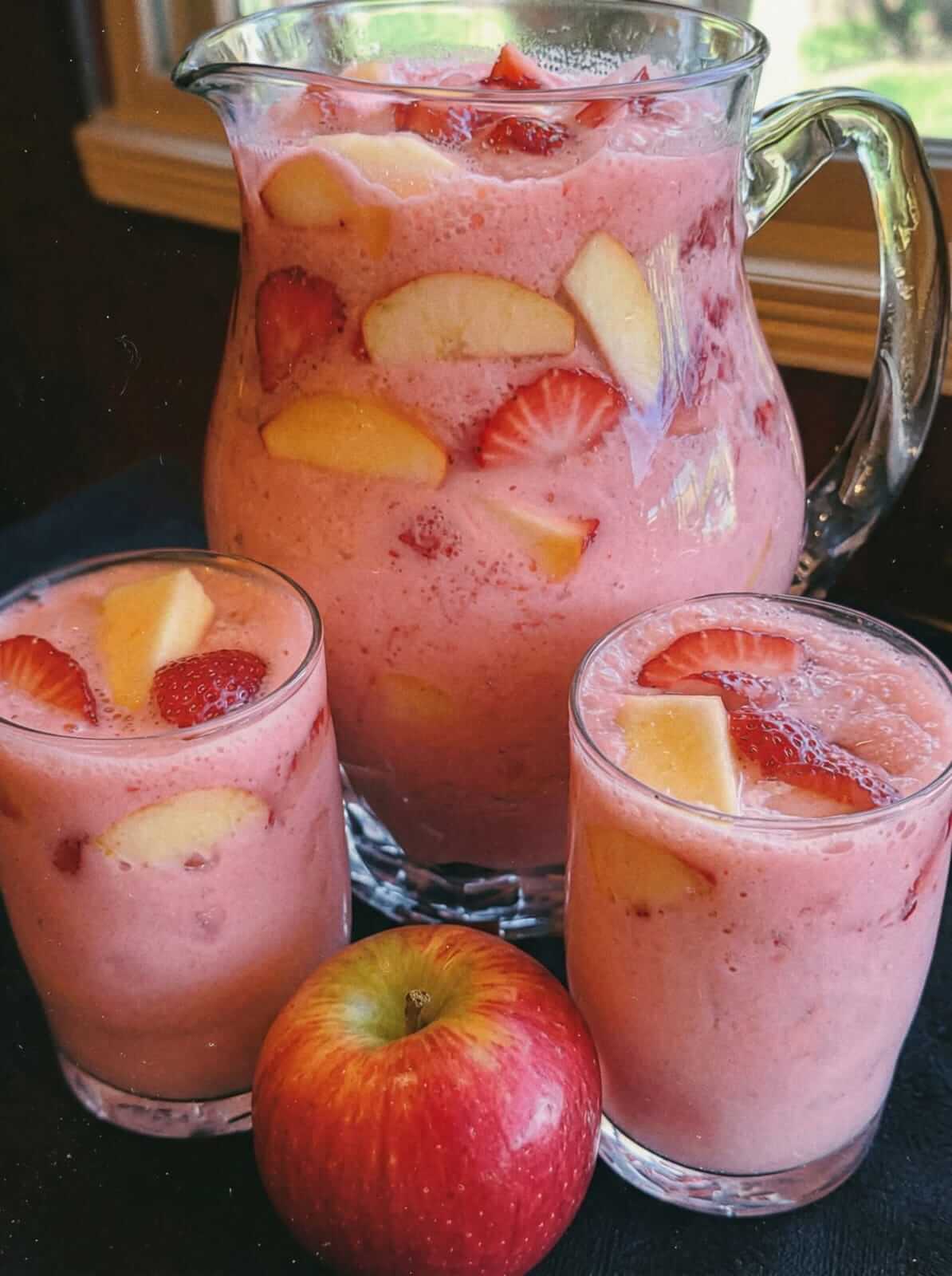 Strawberry Apple Cider Punch 1