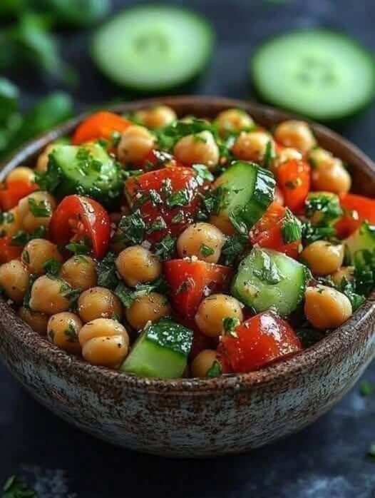 Mediterranean Chickpea Salad Recipe 1