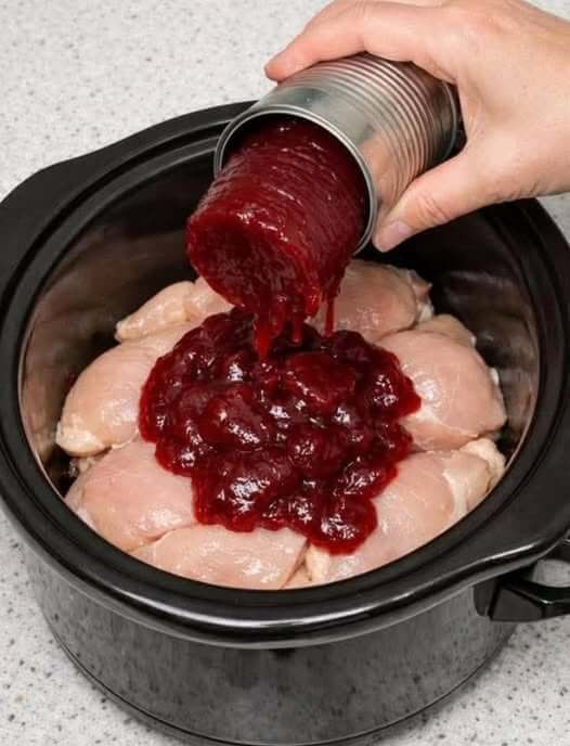 Slow Cooker Cranberry Chicken 1