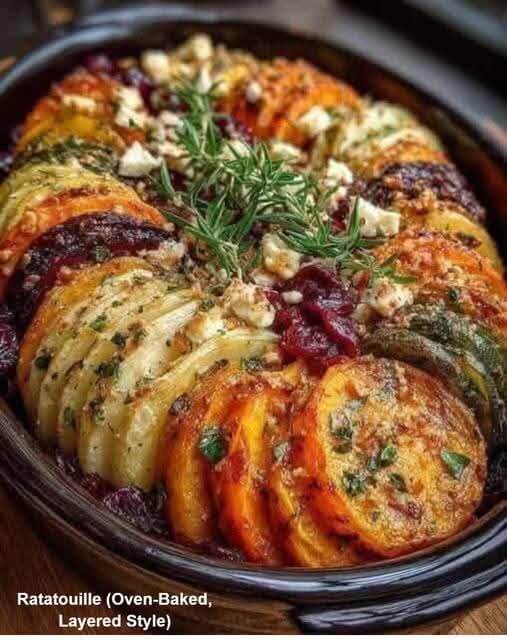 Ratatouille (Oven-Baked, Layered Style) 1