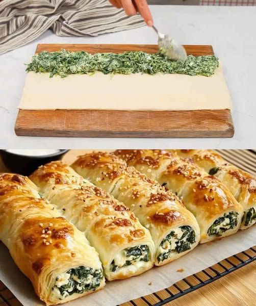 Spinach and Feta Rolls 1