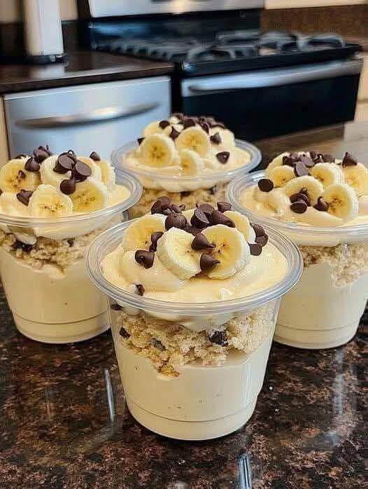Banana Cream Protein Dessert Cups (Full Recipe) 1