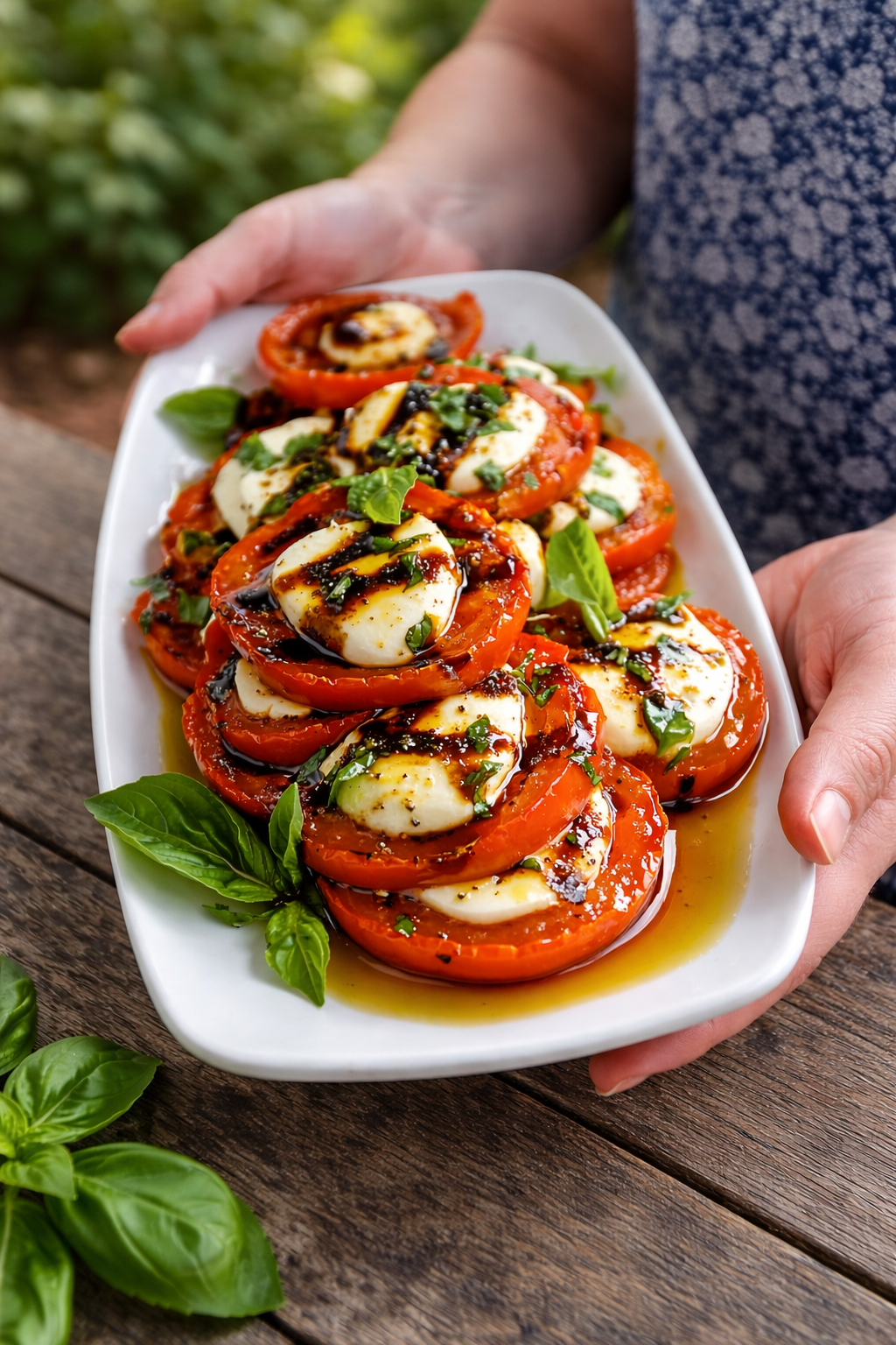 Classic Caprese Salad with Balsamic Glaze 1