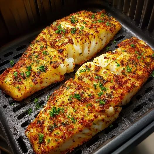 Garlic Butter Air Fryer Cod 1