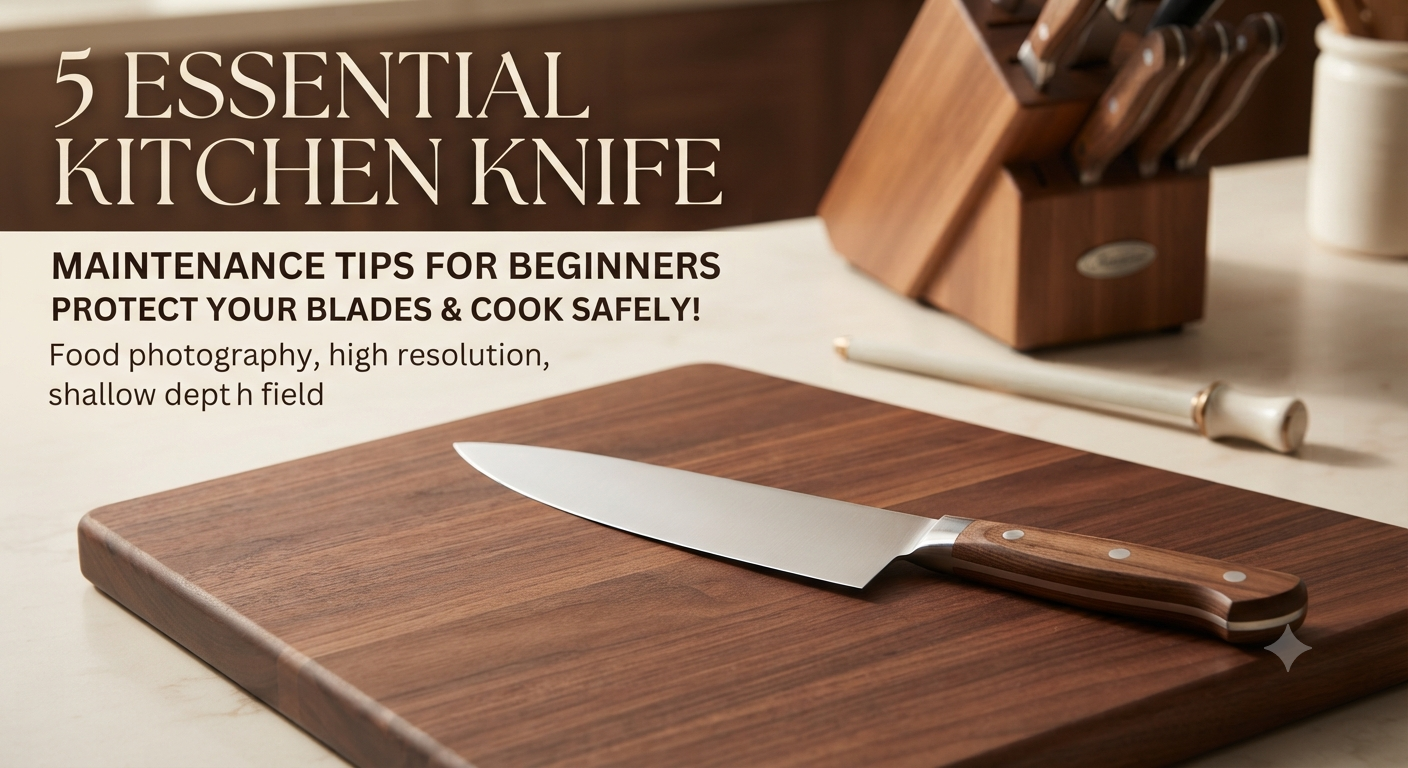 5 Essential Kitchen Knife Maintenance Tips for Beginners