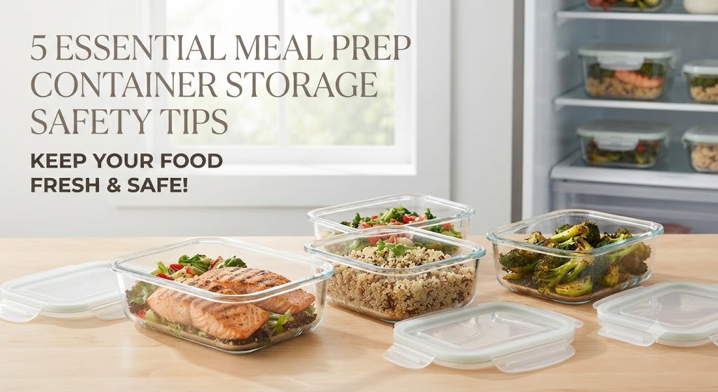 5 Essential Meal Prep Container Storage Safety Tips