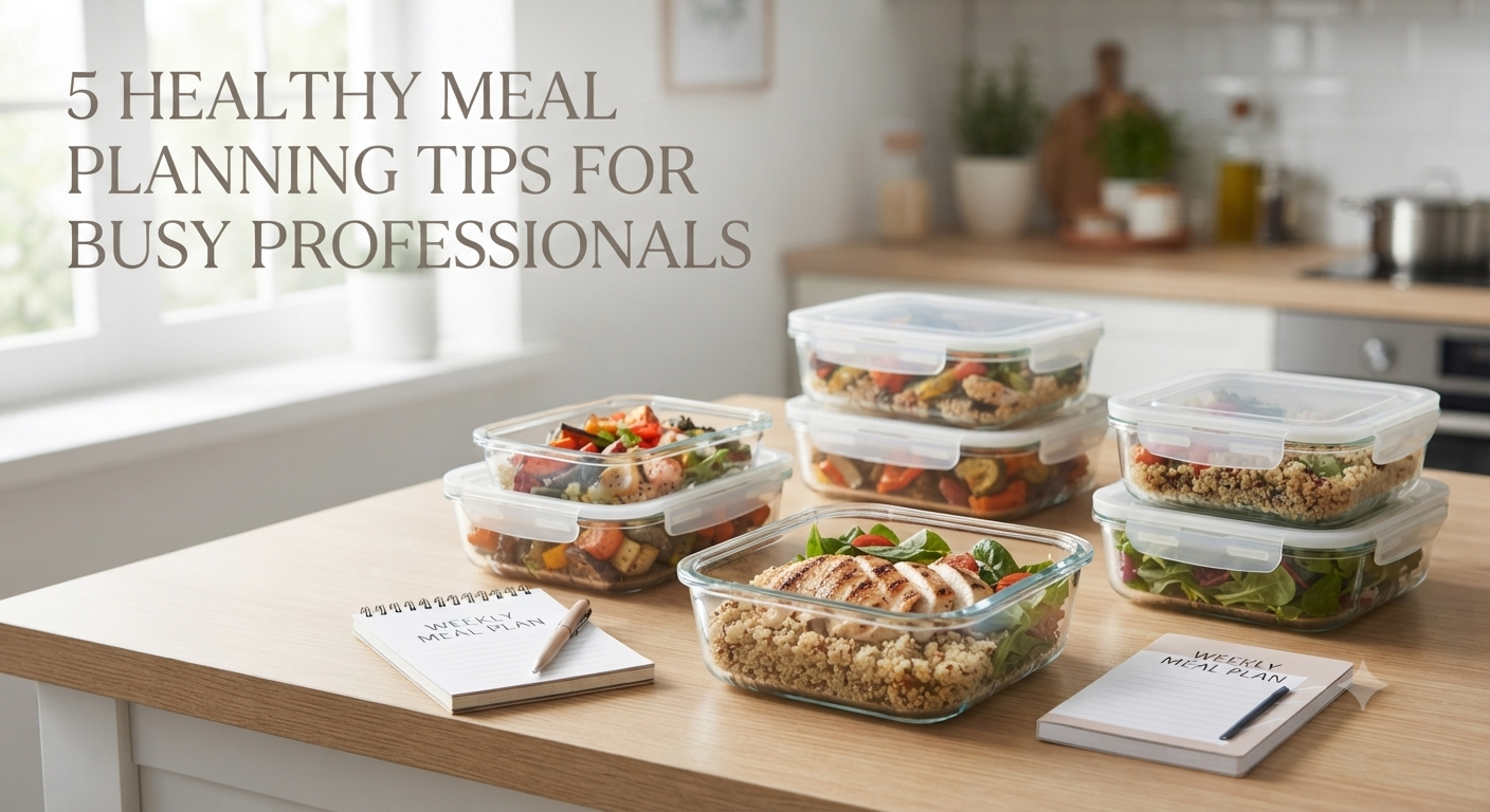 5 Healthy Meal Planning Tips for Busy Professionals 1 5 Healthy Meal Planning Tips for Busy Professionals