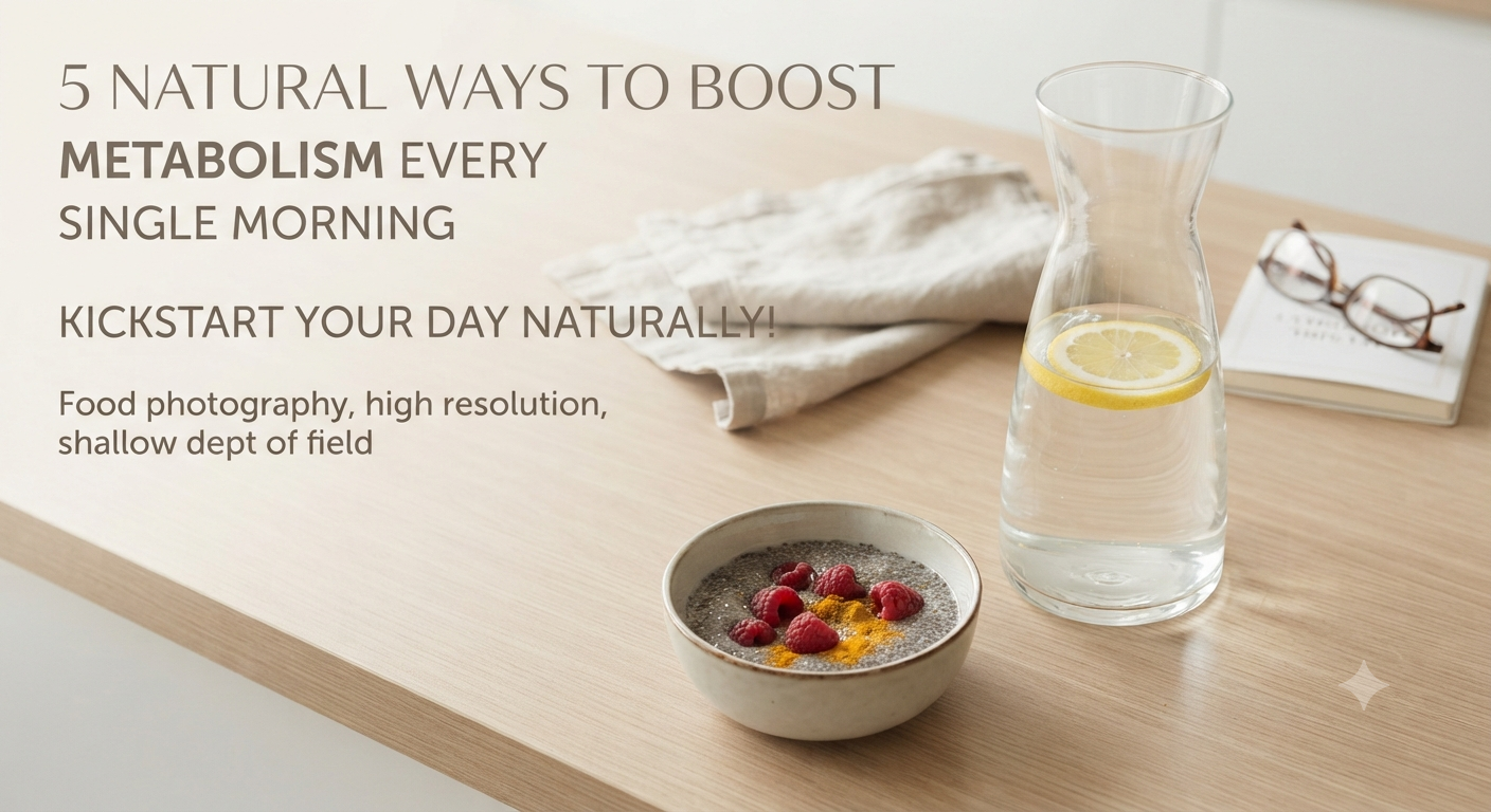 5 Natural Ways to Boost Metabolism Every Single Morning 1 5 Natural Ways to Boost Metabolism Every Single Morning