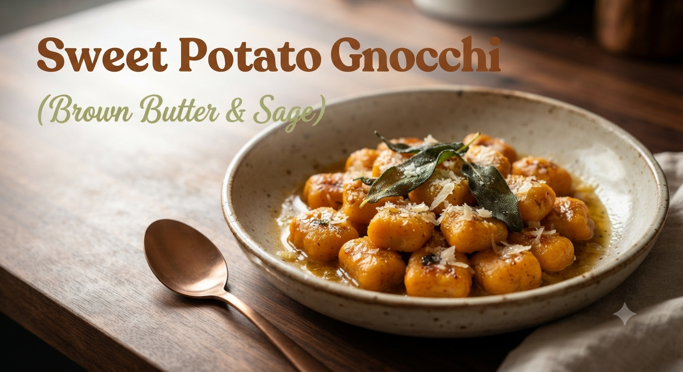 Homemade Sweet Potato Gnocchi Recipe (Brown Butter & Sage)