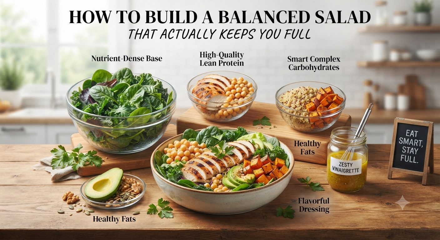 How to Build a Balanced Salad That Actually Keeps You Full