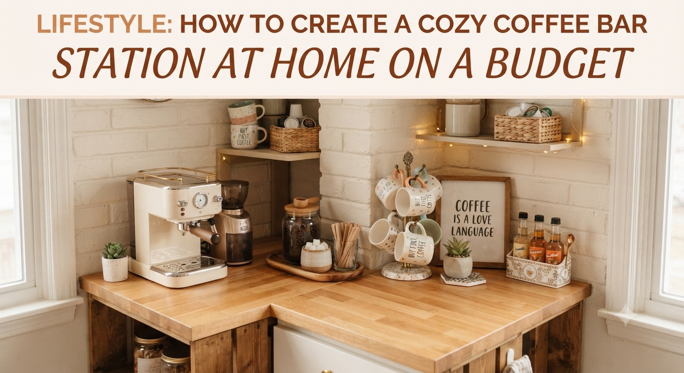 How to Create a Cozy Coffee Bar Station at Home on a Budget 1 How to Create a Cozy Coffee Bar Station at Home on a Budget
