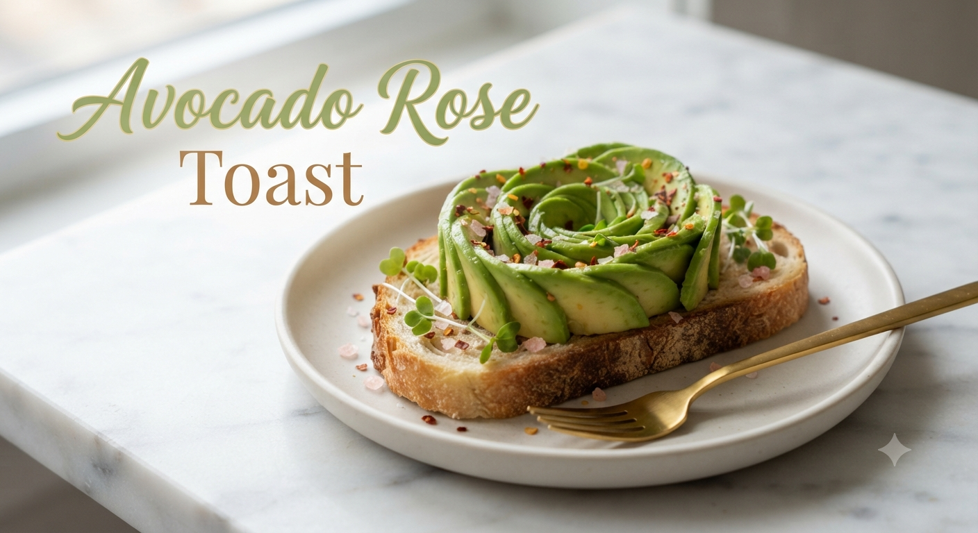 How to Make a Stunning Avocado Rose Toast (Easy Guide)