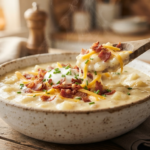 The Best Ever Loaded Baked Potato Soup Recipe (Creamy & Hearty)